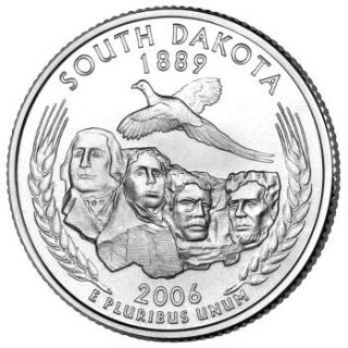 2006 - South Dakota State Quarter (D) - Click Image to Close